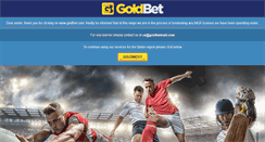 Desktop Screenshot of goldbet.com